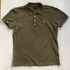 Diesel T-Randy-New polo in olive black